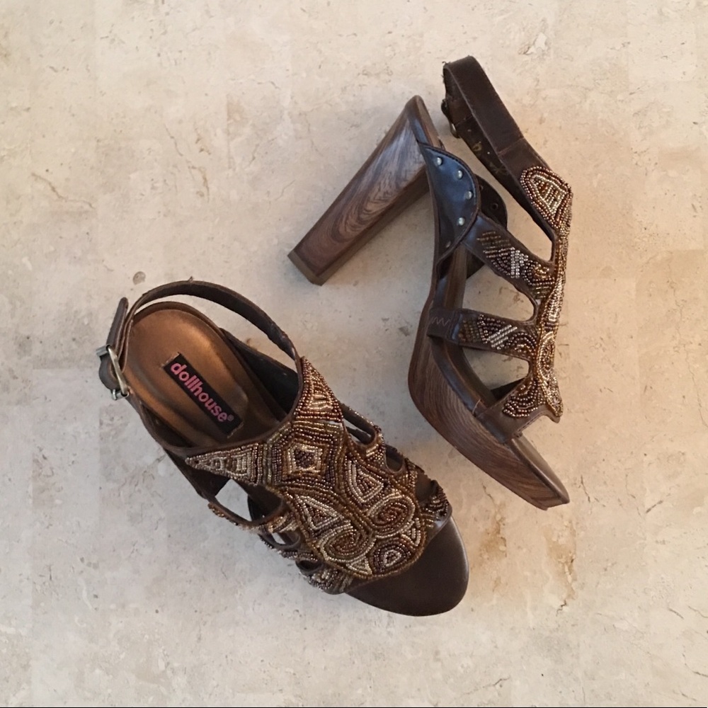 Jacosa Beaded Heels